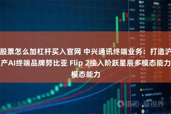 股票怎么加杠杆买入官网 中兴通讯终端业务：打造沪产AI终端品牌努比亚 Flip 2接入阶跃星辰多模态能力