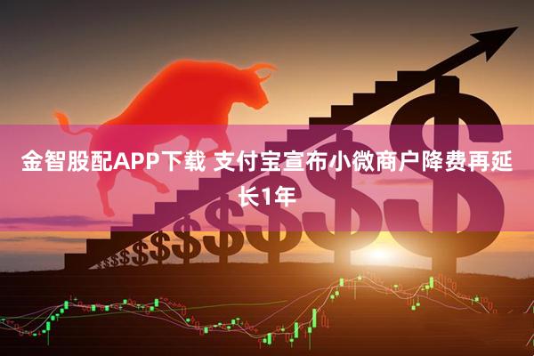 金智股配APP下载 支付宝宣布小微商户降费再延长1年